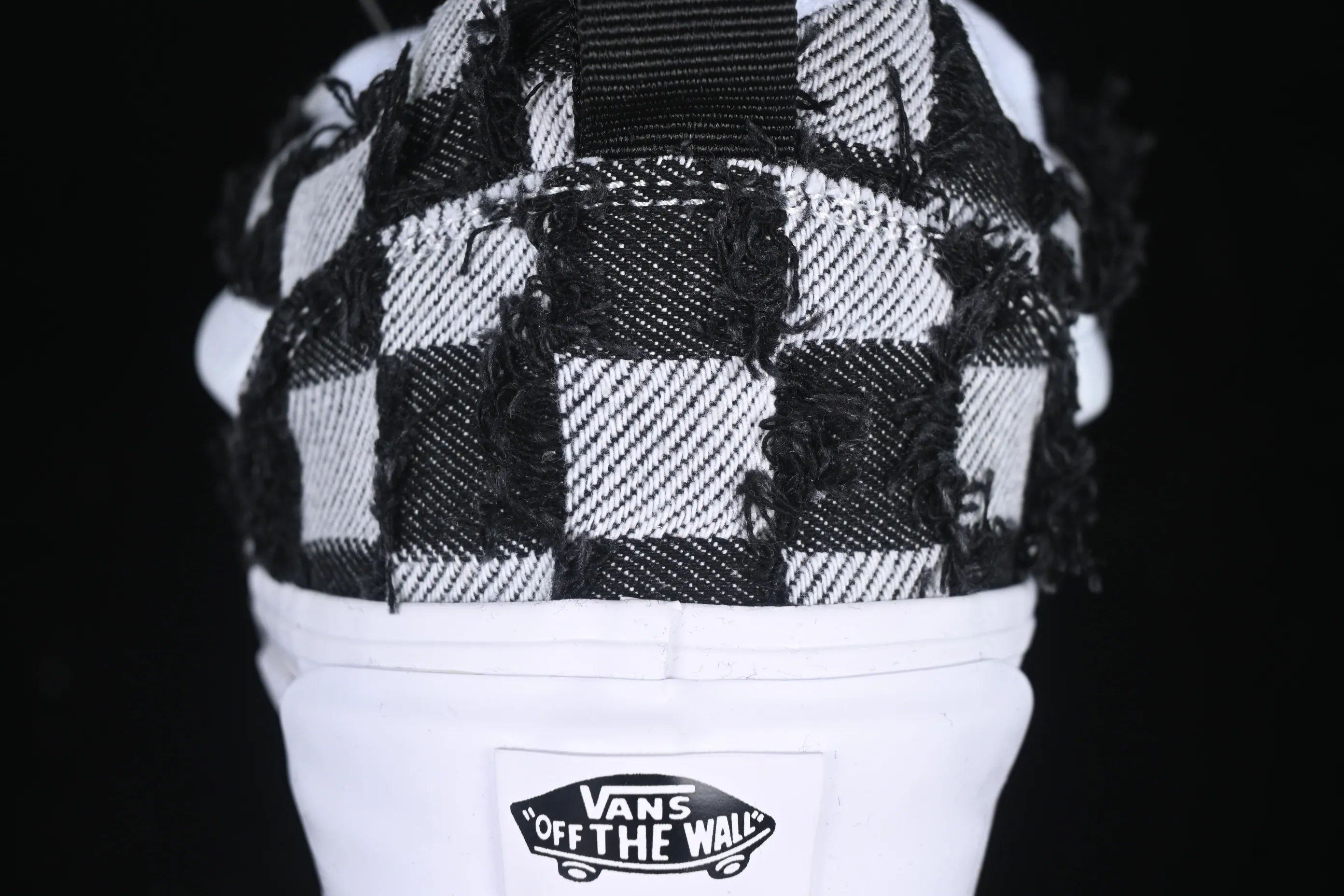 All categories Vans Vans series Vans Low Vans low-top Vans Knu Skool checkerboard washed denim low-top casual sneakers VN000CS0239